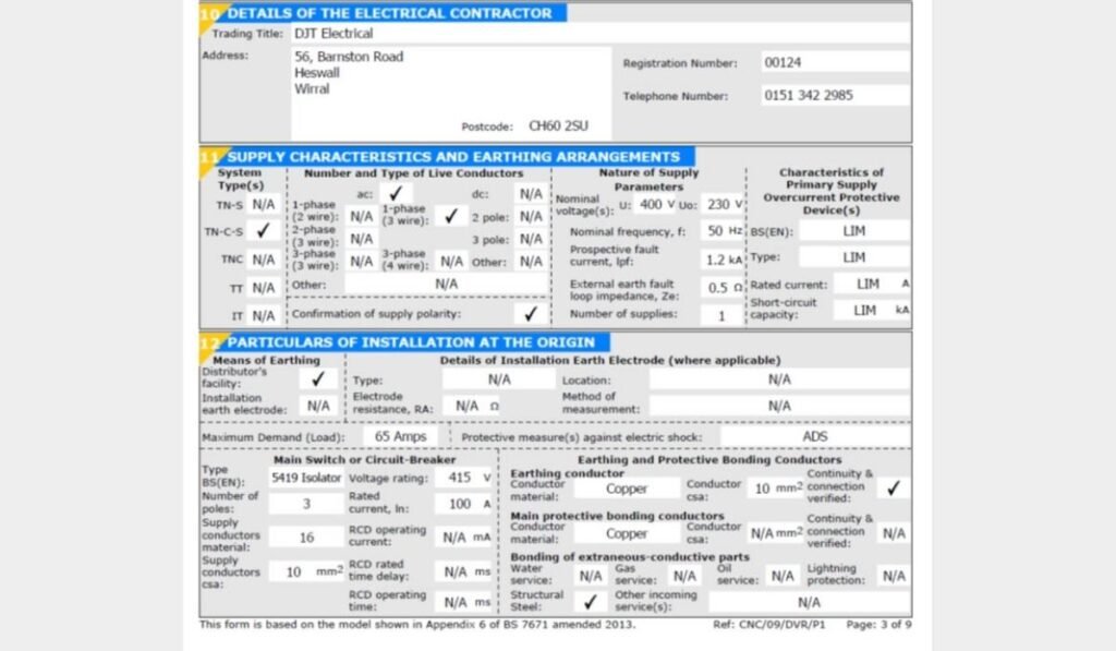 EICR Report Online