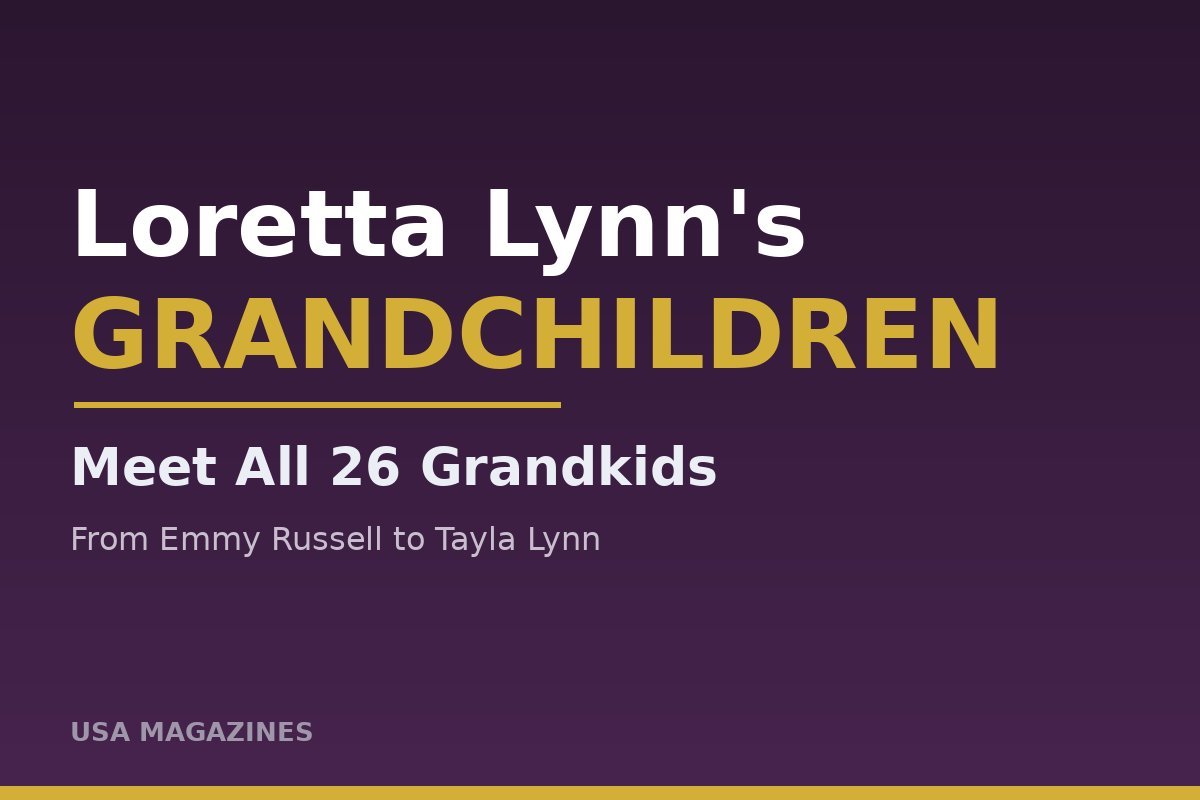 Loretta Lynn grandchildren — meet all 26 of the Coal Miner's Daughter's grandkids